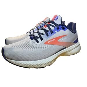 Brooks Running Shoes Women’s 8 White Purple Launch 8